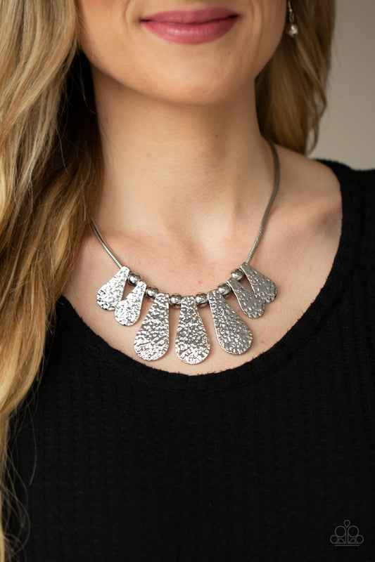 Gallery Goddess Silver Necklace - Paparazzi Accessories