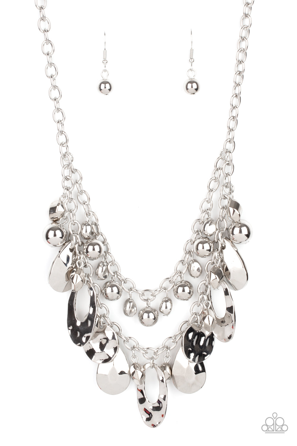 Extra Exhilarating Silver Necklace - Paparazzi Accessories