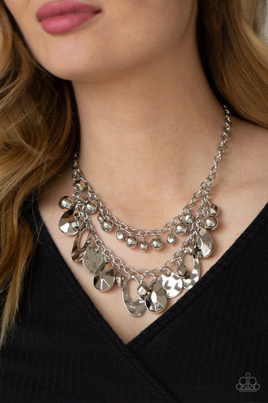 Extra Exhilarating Silver Necklace - Paparazzi Accessories