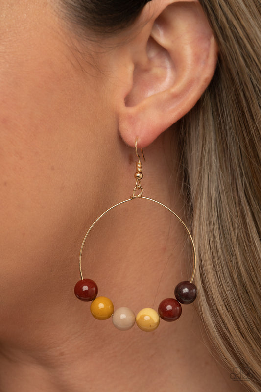 Let It Slide Multi Earring - Paparazzi Accessories
