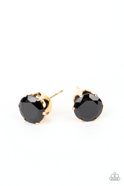 Modest Motivation Gold Post Earring - Paparazzi Accessories