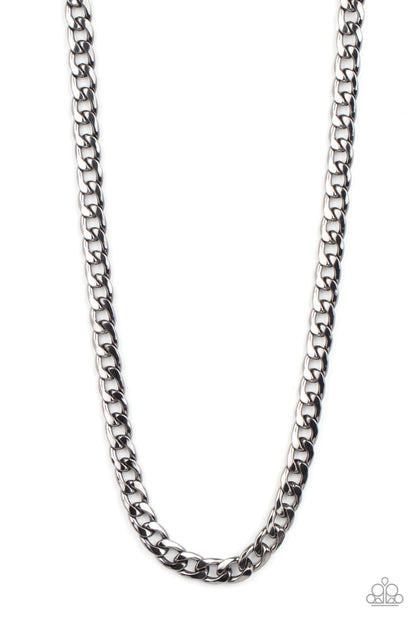 Knockout Champ Black Urban Necklace & Bracelet Set
