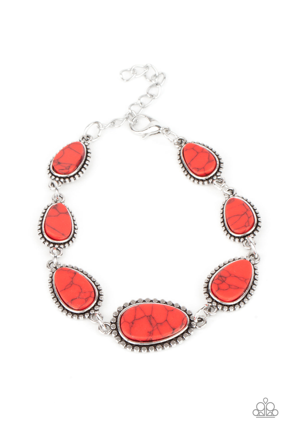 Elemental Eden & Elemental Exploration Red Necklace & Bracelet Set - Paparazzi Accessories