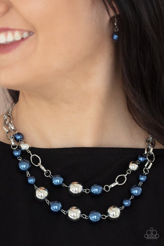 COUNTESS Your Blessings Blue Necklace - Paparazzi Accessories