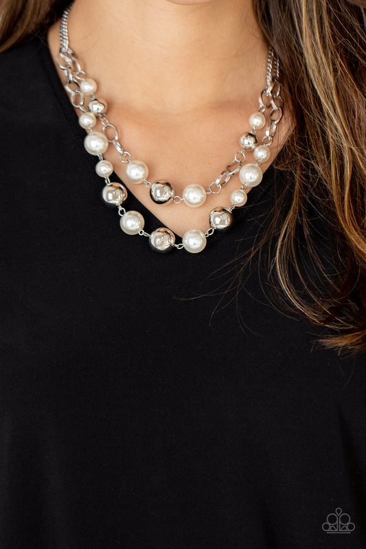 COUNTESS Your Blessings White Necklace - Paparazzi Accessories