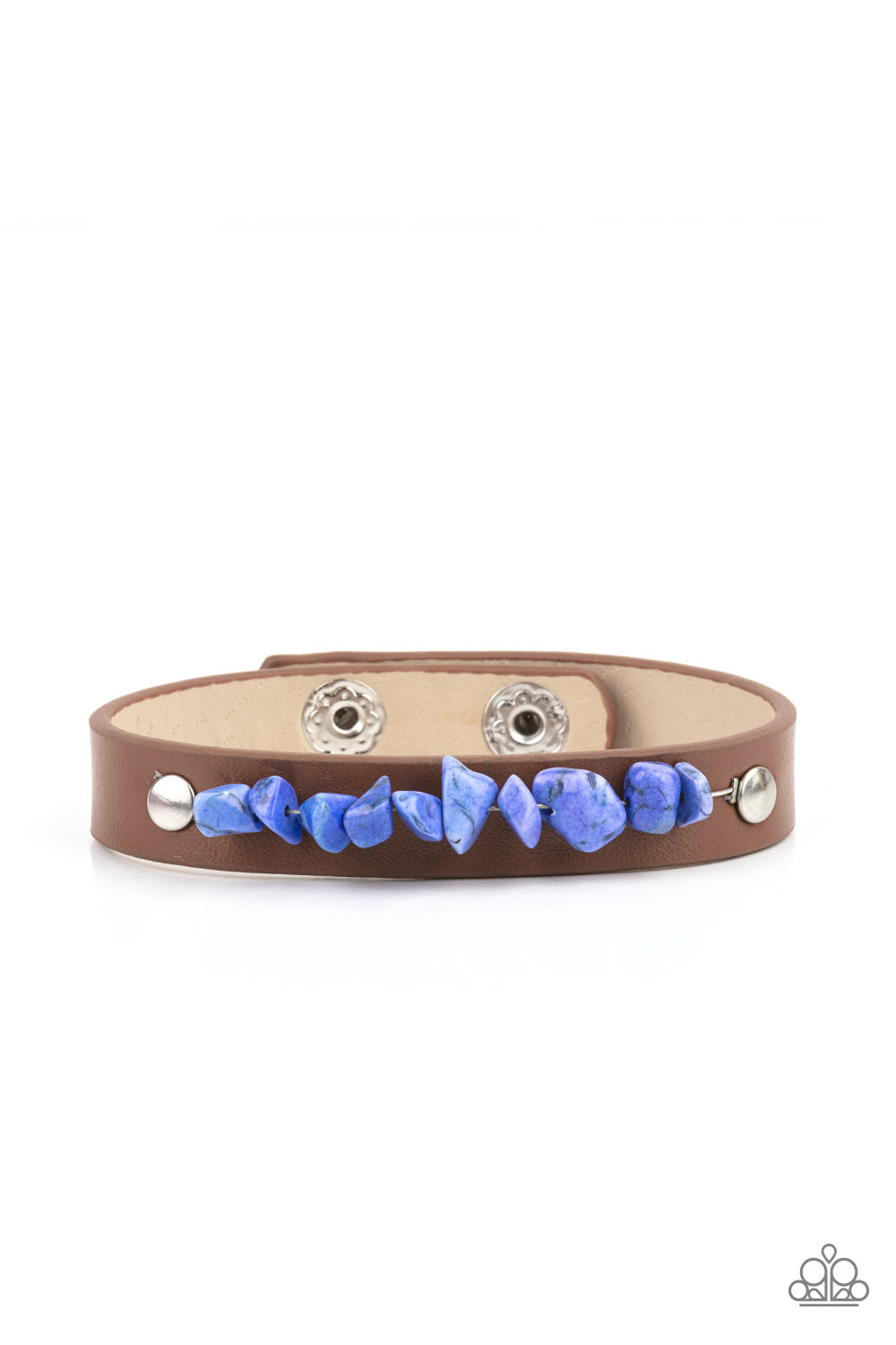 Pebble Paradise Blue Urban Wrap Bracelet - Paparazzi Accessories