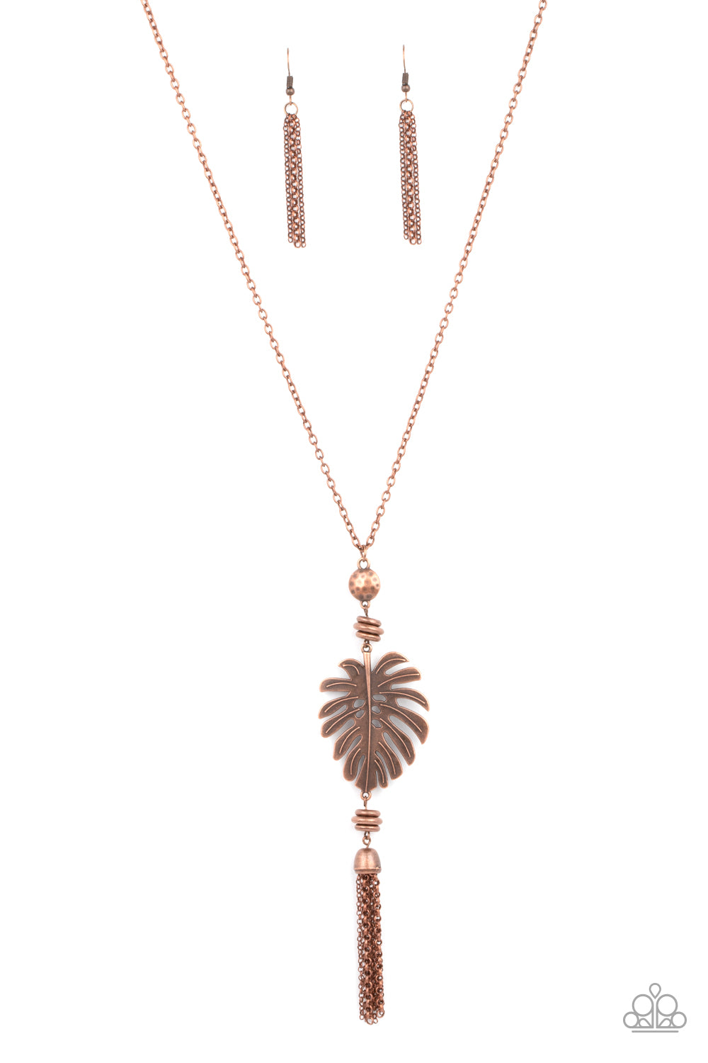 Dainty DISCovery-Copper Necklace-Paparazzi Accessories