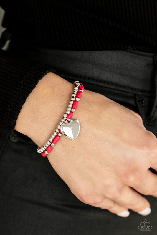 Candy Gram Pink Bracelet - Paparazzi Accessories