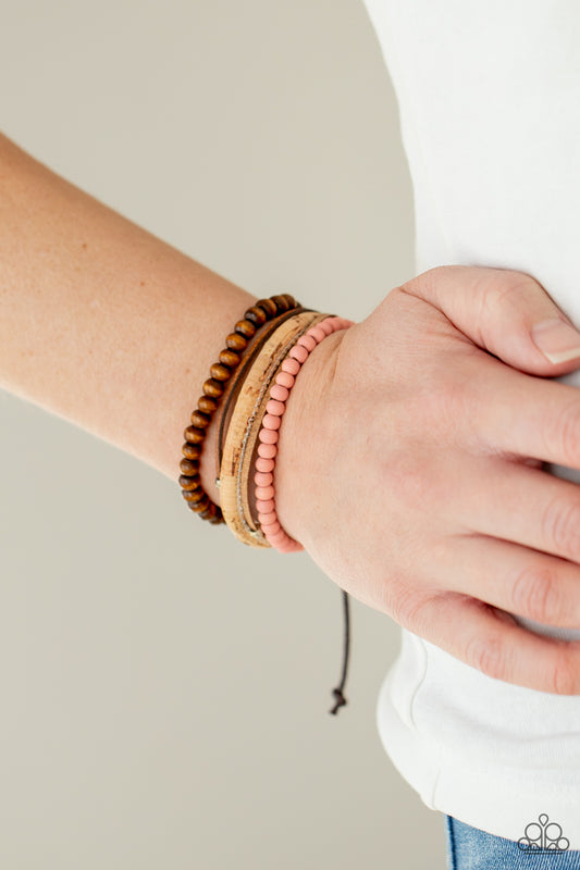 STACK To Basics Pink Urban Bracelet - Paparazzi Accessories