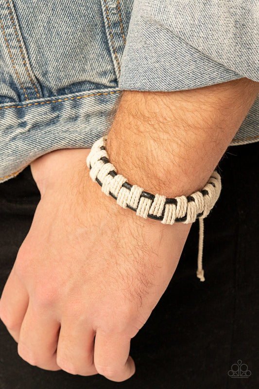 Rustic Terrain Black Urban Bracelet - Paparazzi Accessories