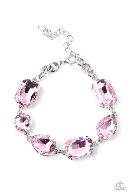 Cosmic Treasure Chest Pink Bracelet - Paparazzi Accessories