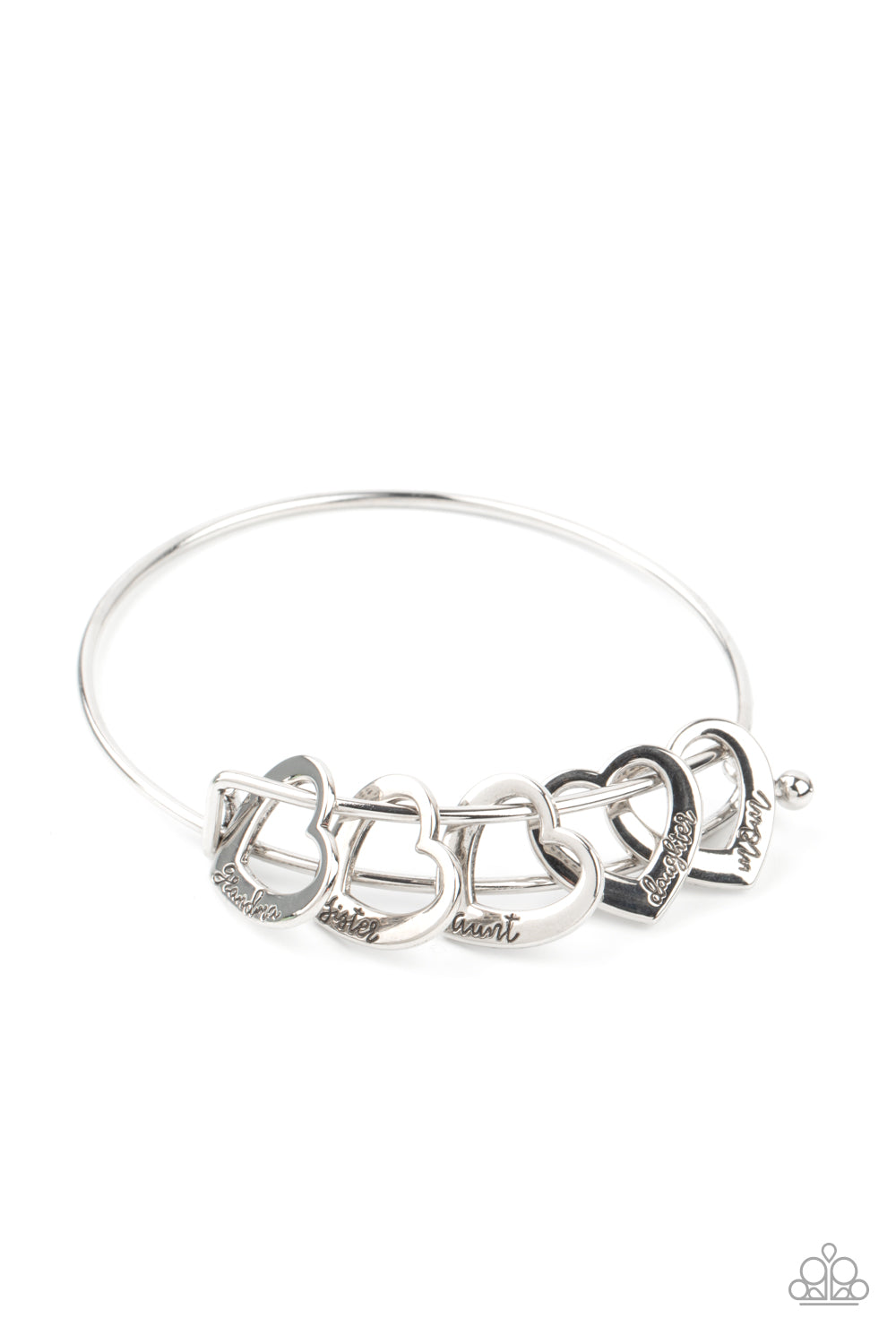A Charmed Society Silver Bracelet - Paparazzi Accessories