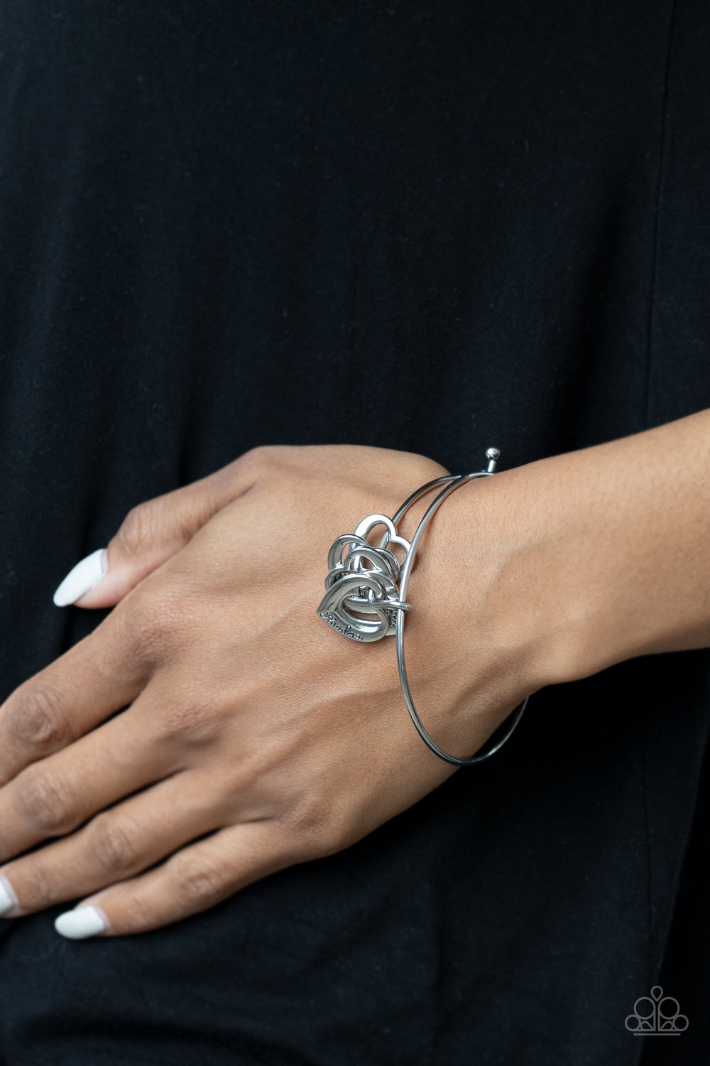 A Charmed Society Silver Bracelet - Paparazzi Accessories