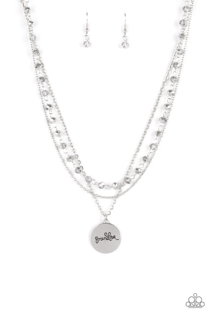 Promoted to Grandma Silver Chain Necklace $5