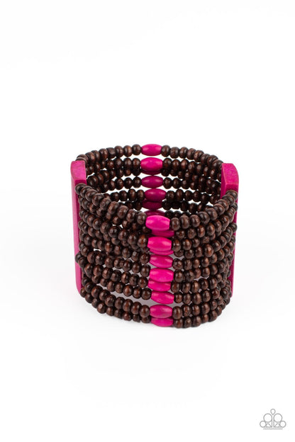 Tropical Trendsetter Pink Bracelet - Paparazzi Accessories