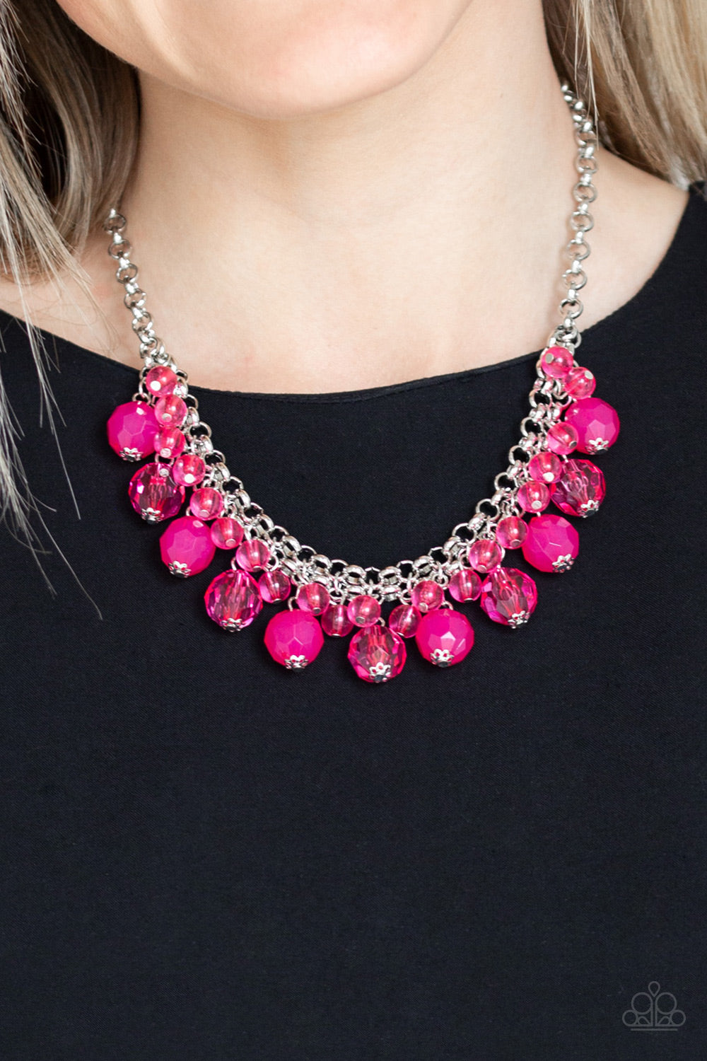 Fiesta Fabulous Pink Necklace - Paparazzi Accessories