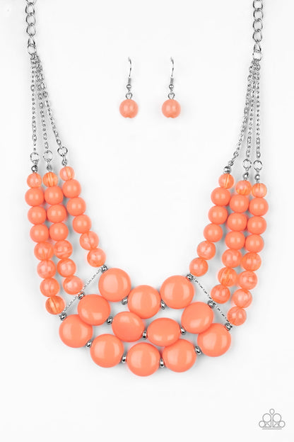 Flirtatiously Fruity Orange Necklace - Paparazzi Accessories