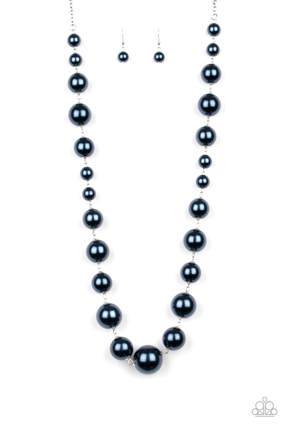 Pearl Prodigy Blue Necklace - Paparazzi Accessories