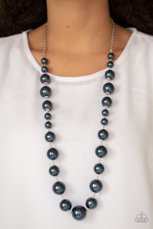 Pearl Prodigy Blue Necklace - Paparazzi Accessories