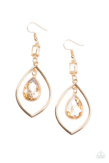 Priceless Gold Earring - Paparazzi Accessories