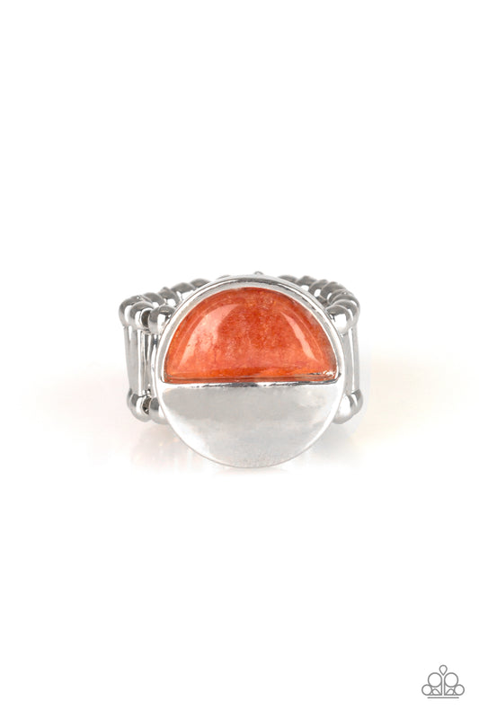Stone Seeker Orange Stone Ring - Paparazzi Accessories