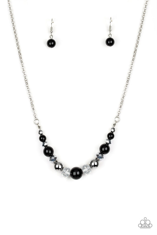 The Big-Leaguer Black Necklace - Paparazzi Accessories