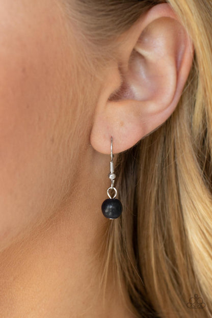 The Natural Order - Black Item #P2SE-BKXX-304XX Dotted with dainty black stone centers, silver floral frames join mismatched silver accents and earthy black stones along an extended tassel that connects to sections of chunky silver chain. A shimmery silver chain tassel dances from the bottom of the display, adding whimsical movement to the free-spirited design. Features an adjustable clasp closure.  Sold as one individual necklace. Includes one pair of matching earrings.