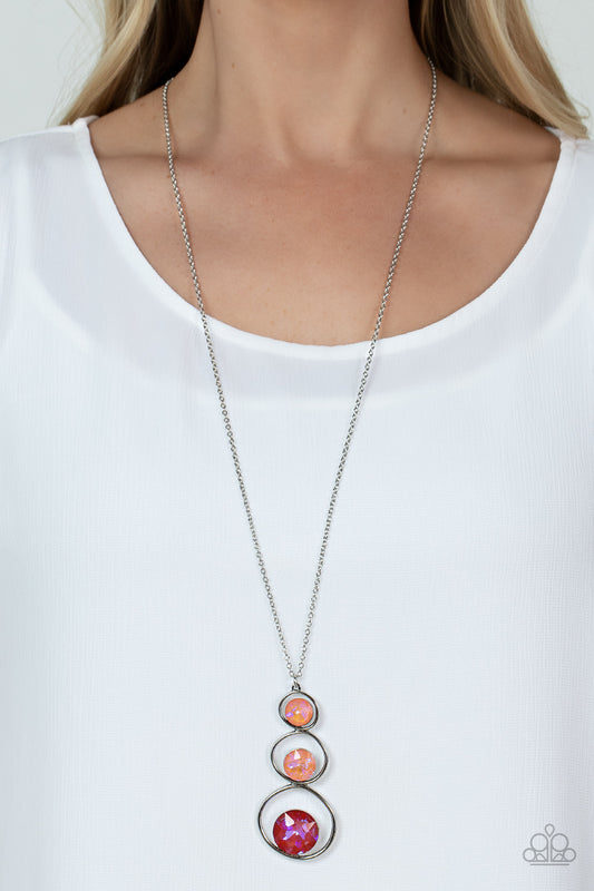 Celestial Courtier Orange Necklace - Paparazzi Accessories (TF)