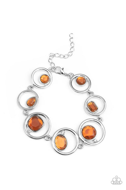 Big Night Out Brown Necklace & Bracelet Set