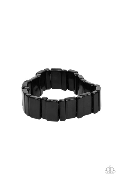 In Plain SIGHTSEER Black Bracelet - Paparazzi Accessories (TF)