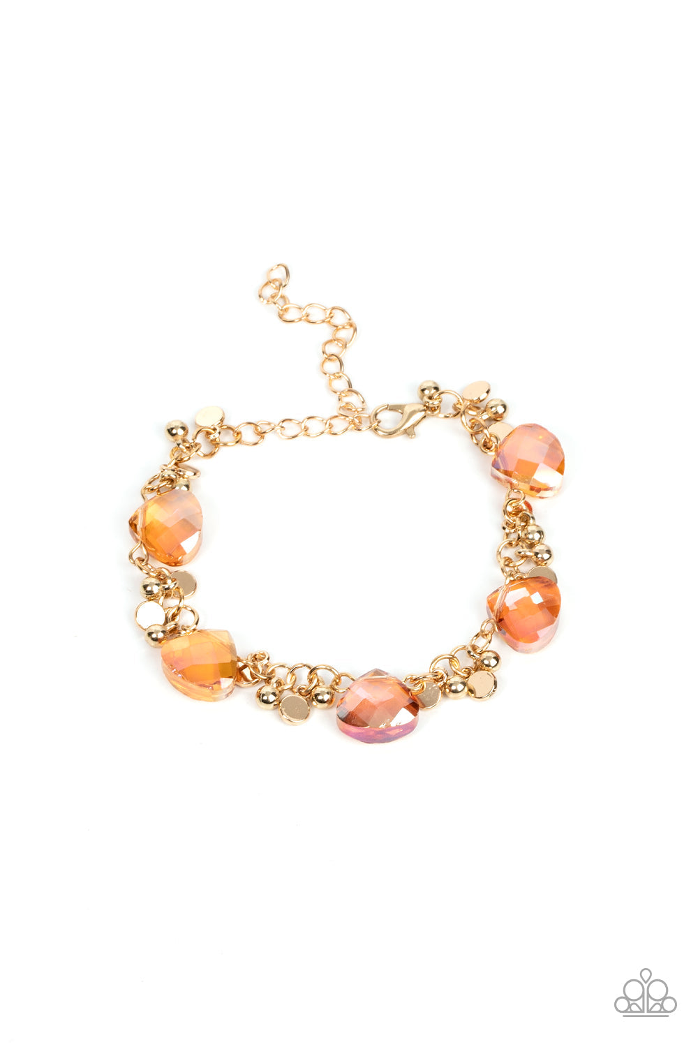 Sassy Super Nova Gold Necklace & Bracelet Set