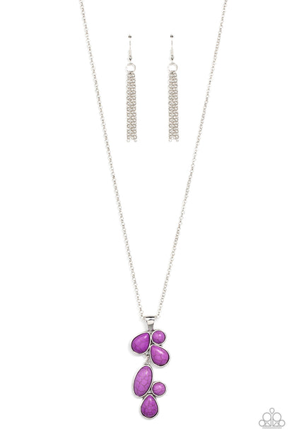 Wild Bunch Flair Purple Necklace - Paparazzi Accessories
