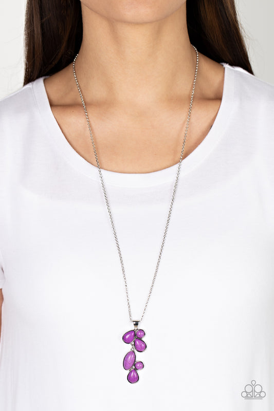 Wild Bunch Flair Purple Necklace - Paparazzi Accessories