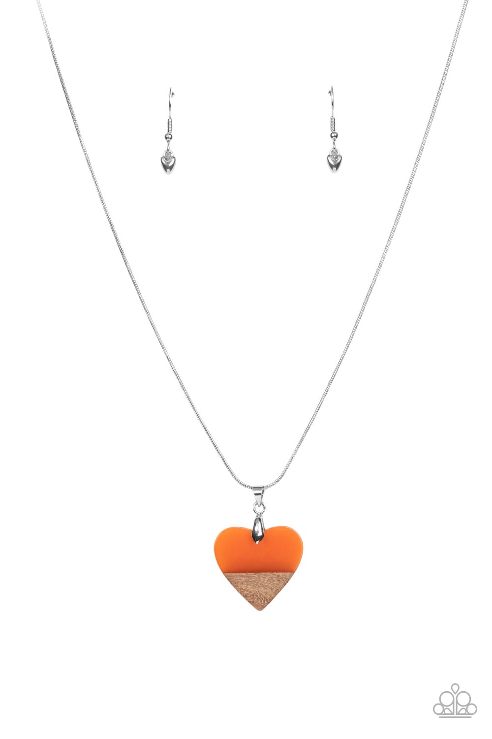 You Complete Me Orange Necklace - Paparazzi Accessories