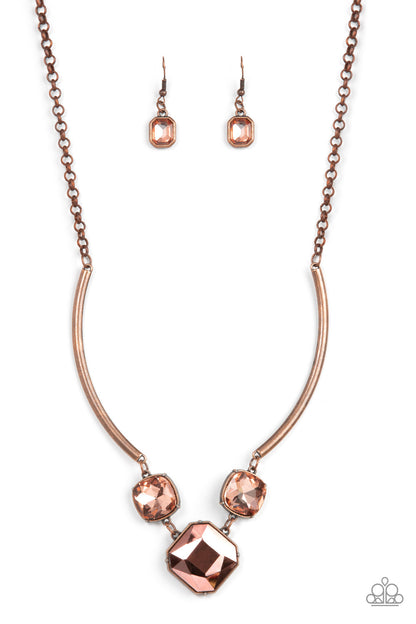 Divine IRIDESCENCE Copper Necklace - Paparazzi Accessories