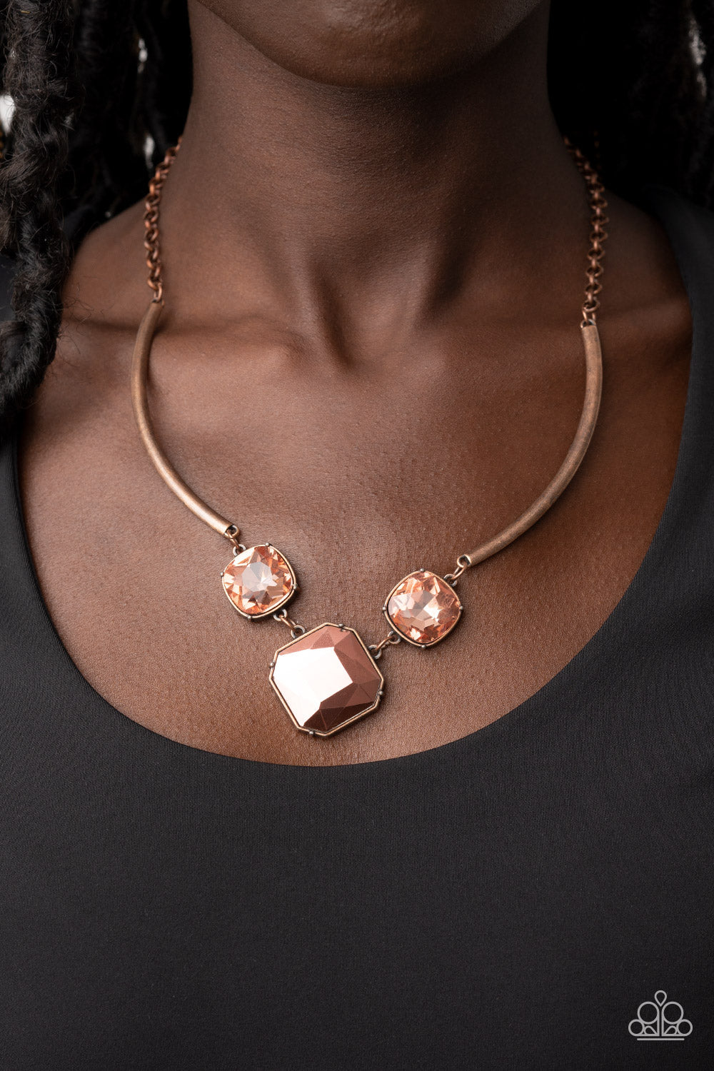 Divine IRIDESCENCE Copper Necklace - Paparazzi Accessories