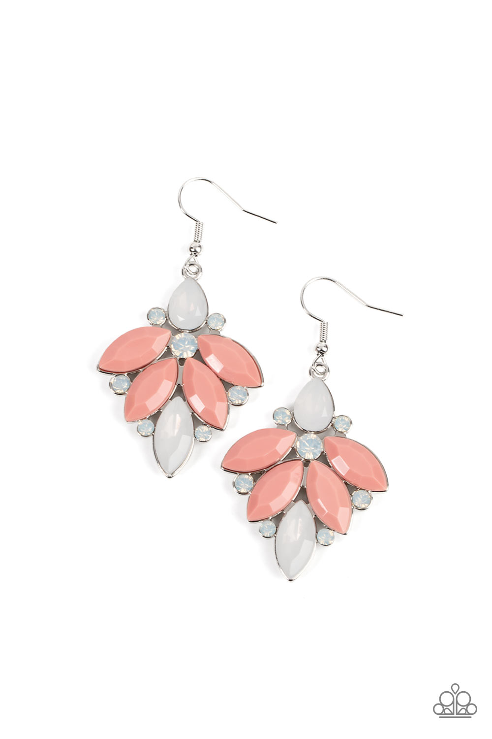 Fantasy Flair Pink Earring - Paparazzi Accessories
