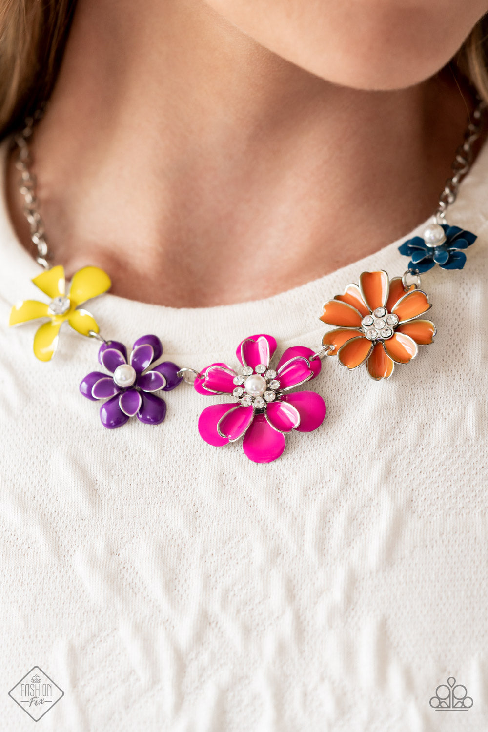 Glimpses of Malibu Multi Flower Complete Trend Blend Fashion Fix Set (September 2022) - Paparazzi Accessories