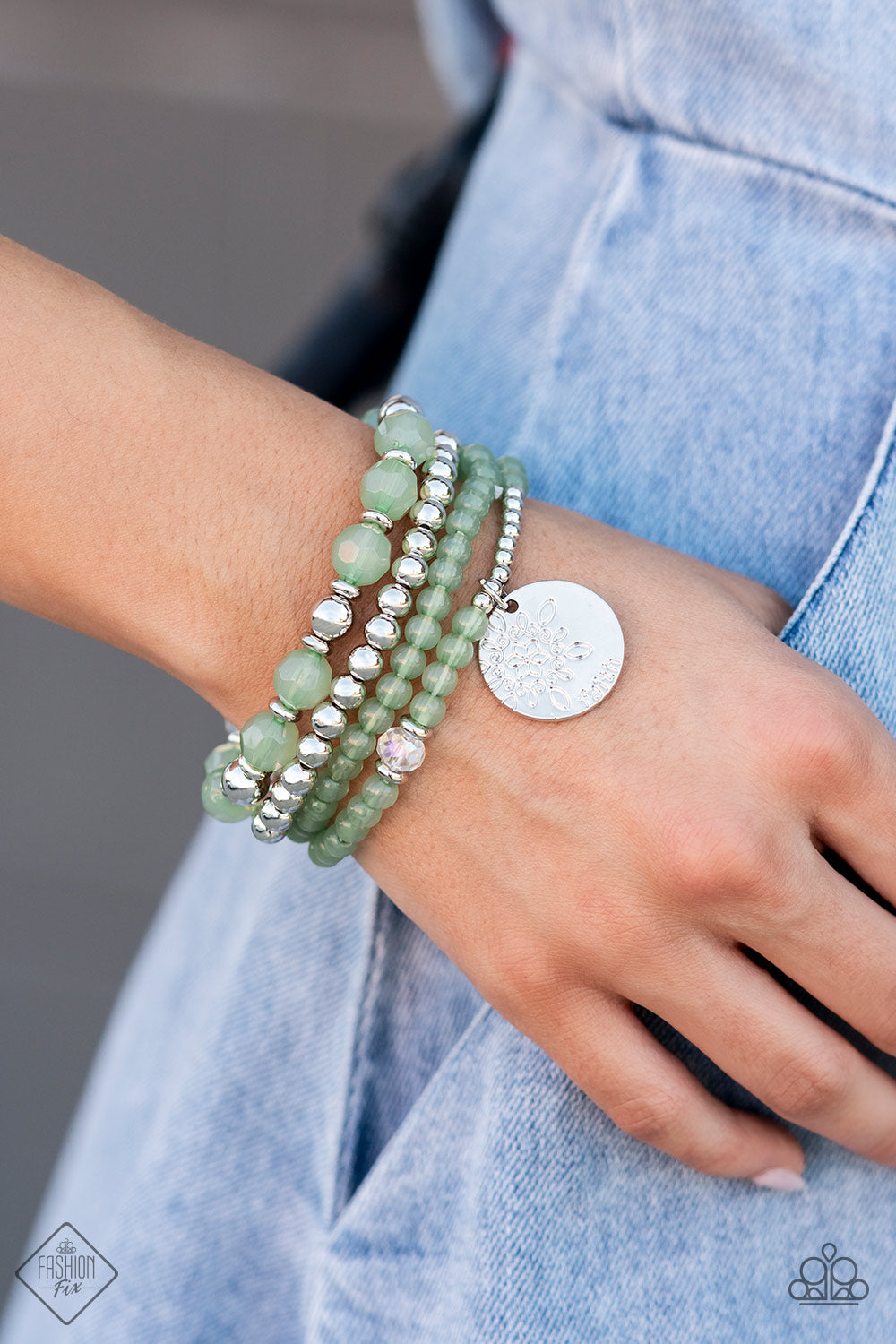 Bracelet: "Surfer Style - Green" (P9ST-GRXX-014KG)
