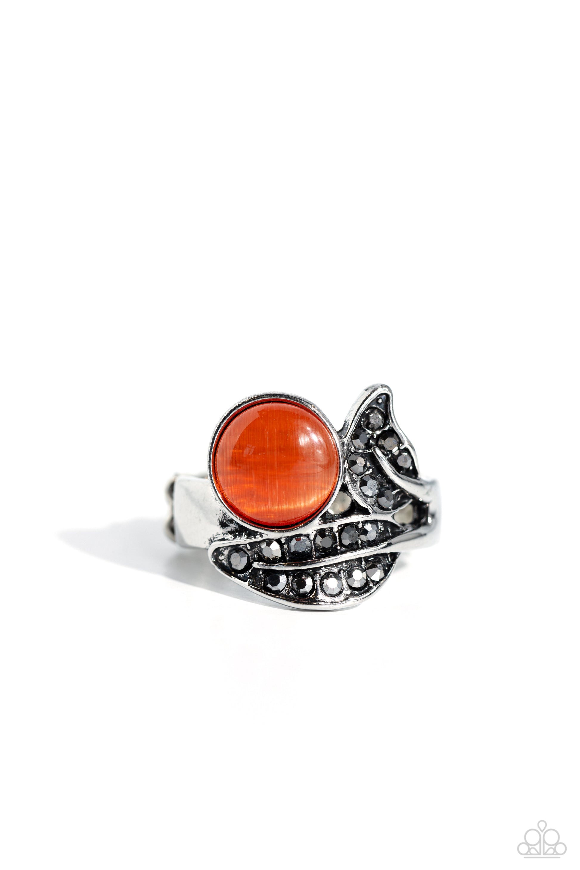 Cats Eye Candy Orange Ring - Paparazzi Accessories