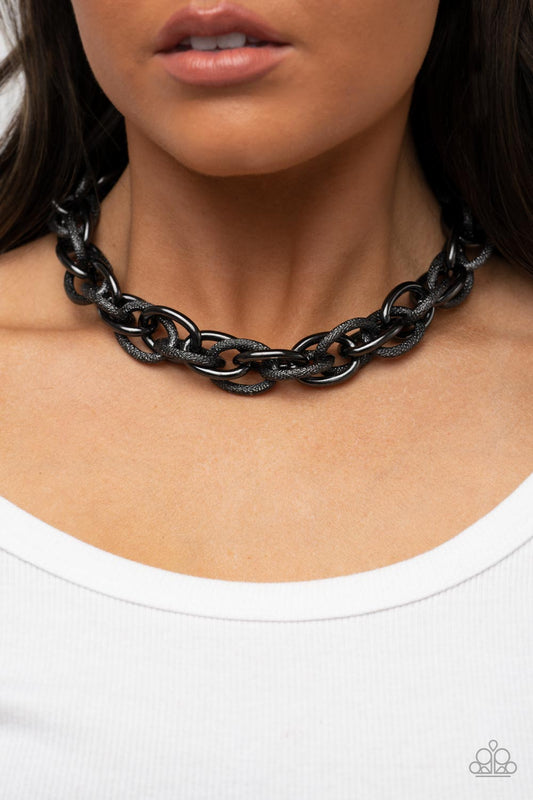 License to Chill Black Necklace - Paparazzi Accessories