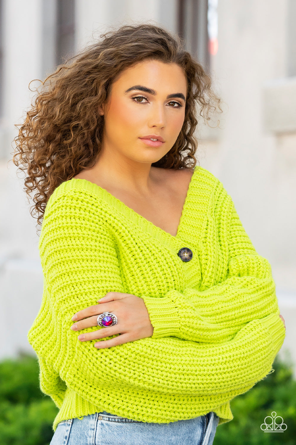 Galactic Garden Pink Ring - Paparazzi Accessories  A dramatically oversized, opalescent pink gem is pressed into the center of an oval silver frame dotted and bordered in glassy white rhinestones, resulting in a sparkly filigree-filled centerpiece atop the finger. Features a stretchy band for a flexible fit.  Sold as one individual ring.