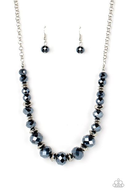Cosmic Cadence Blue Necklace & Bracelet Set - Paparazzi Accessories