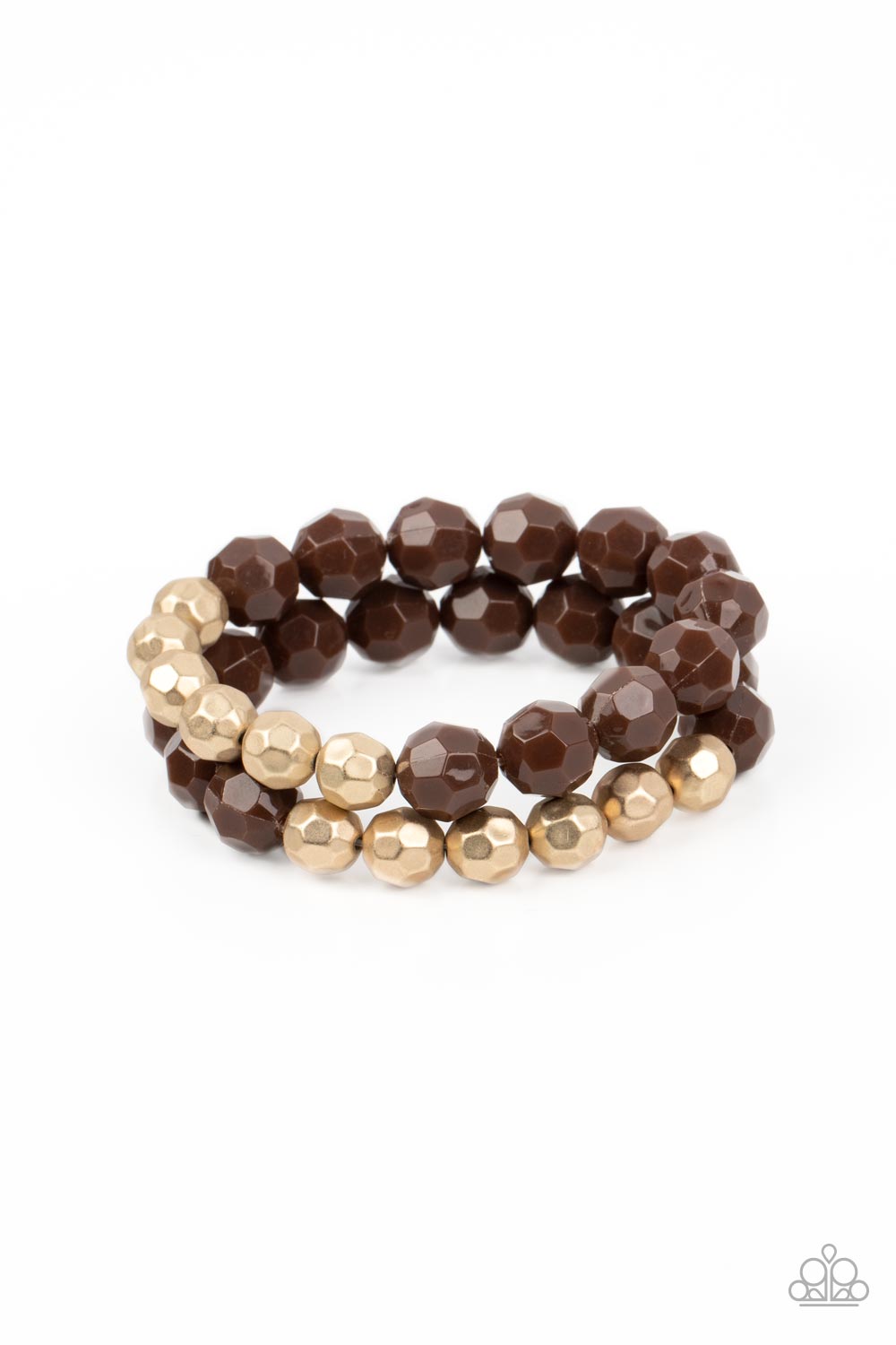 Greco Getaway Brown Necklace & Bracelet Set - Paparazzi Accessories