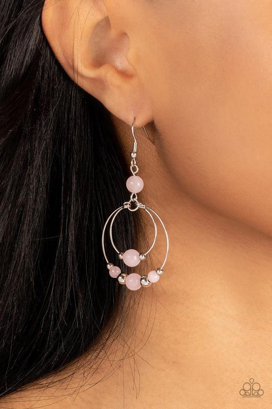 Eco Eden Pink Earring - Paparazzi Accessories