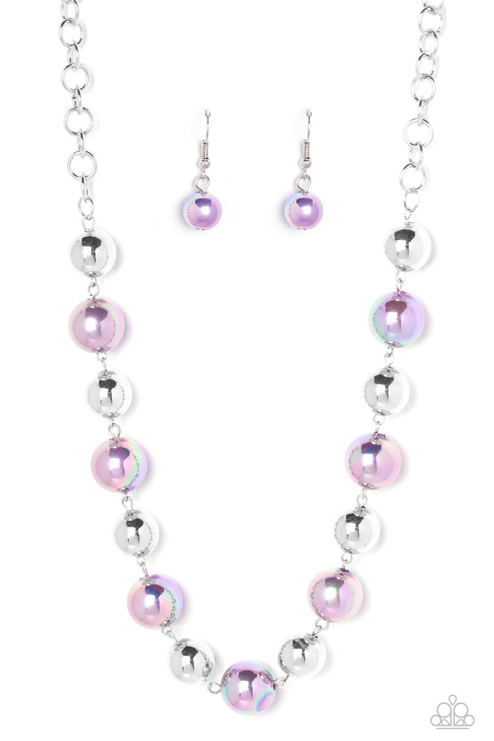 Dreamscape Escape Purple Necklace & Bracelet Set - Paparazzi Accessories