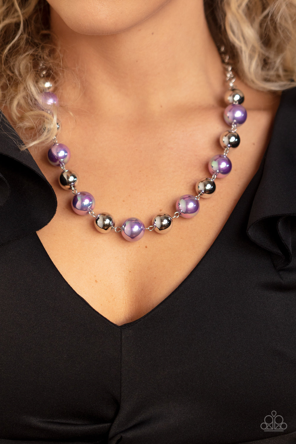 Dreamscape Escape Purple Necklace & Bracelet Set - Paparazzi Accessories