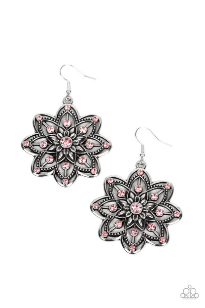 Prismatic Perennial Pink Earring - Paparazzi Accessories