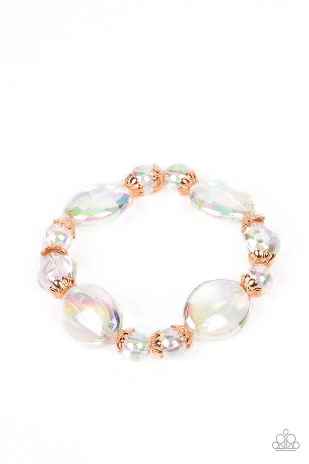Prismatic Magic Copper Necklace & Bracelet Set - Paparazzi Accessories