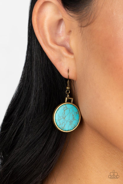 Santa Fe Flats Brass Necklace & Bracelet Set - Paparazzi Accessories